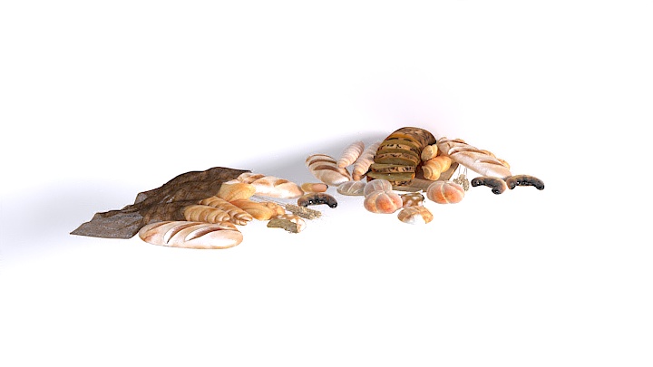 渲染模型_面包009