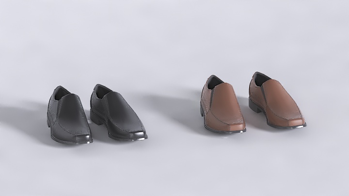 渲染模型_鞋007