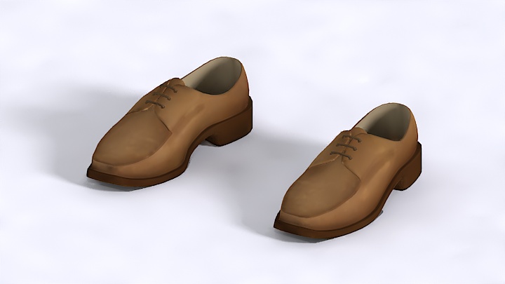 渲染模型_鞋子073