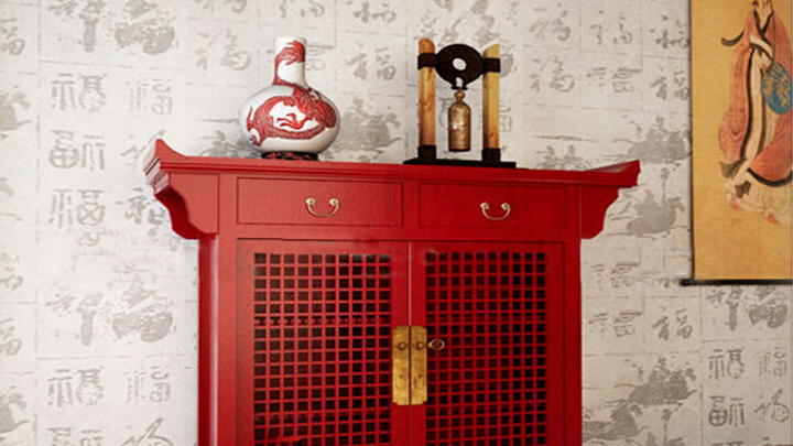 渲染模型_鞋柜008