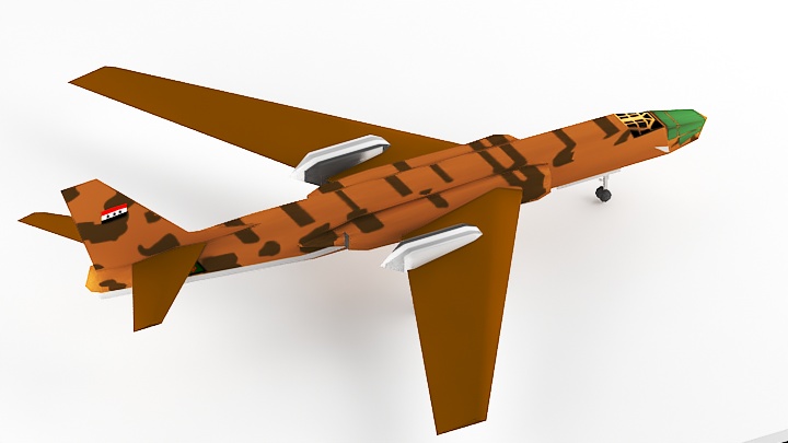 渲染模型_飞机039