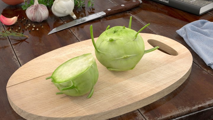 渲染模型_食物123