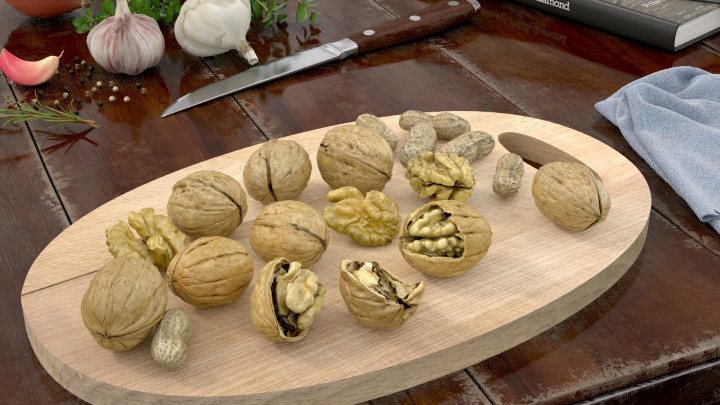 渲染模型_食物150