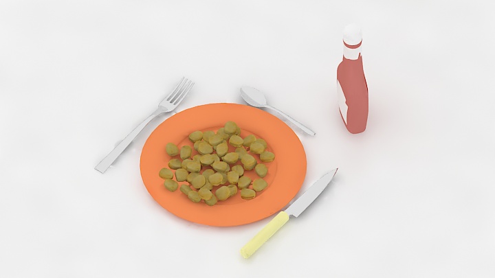 渲染模型_食物156