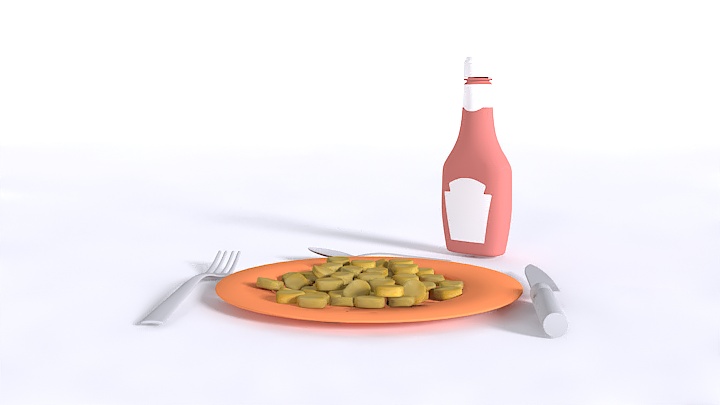 渲染模型_食物164