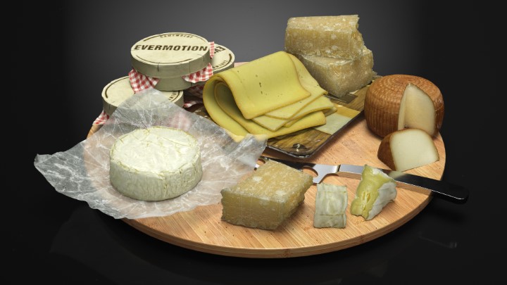 渲染模型_食物合集016