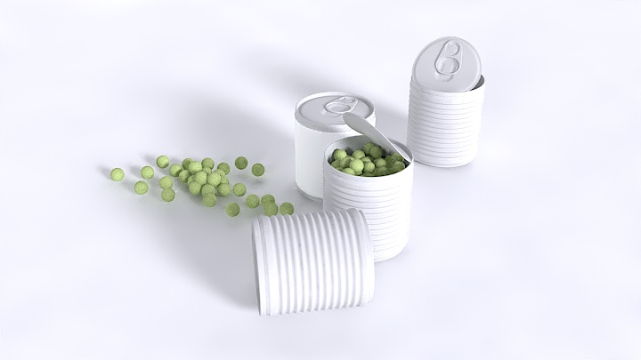 渲染模型_食物罐003