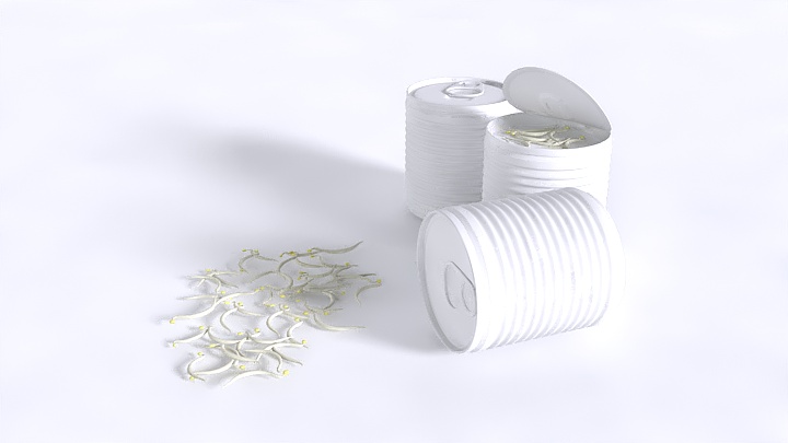 渲染模型_食物罐006