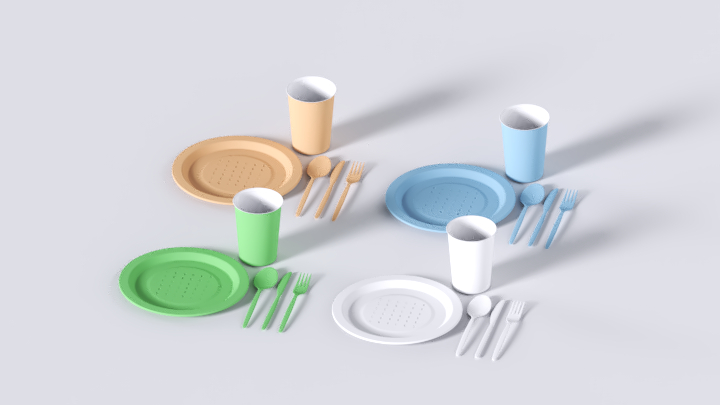 渲染模型_餐具106