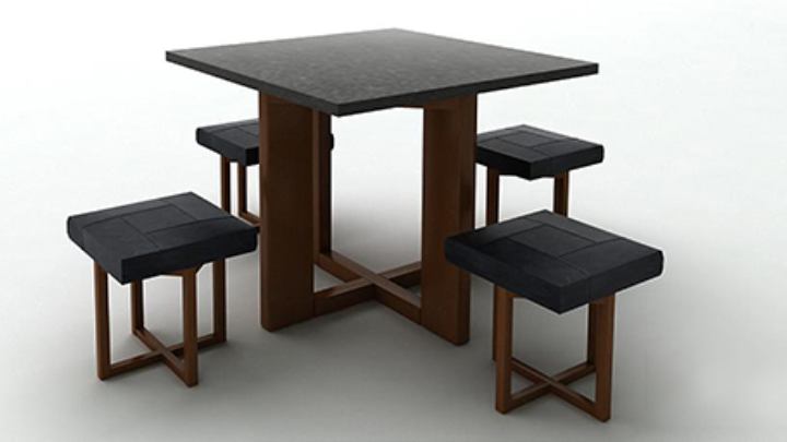 渲染模型_餐台006