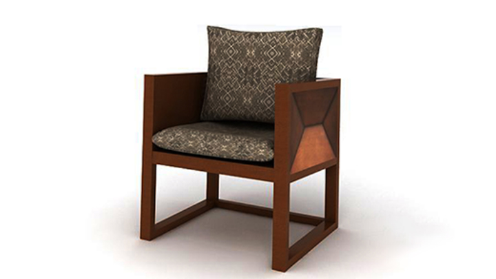 渲染模型_餐椅001