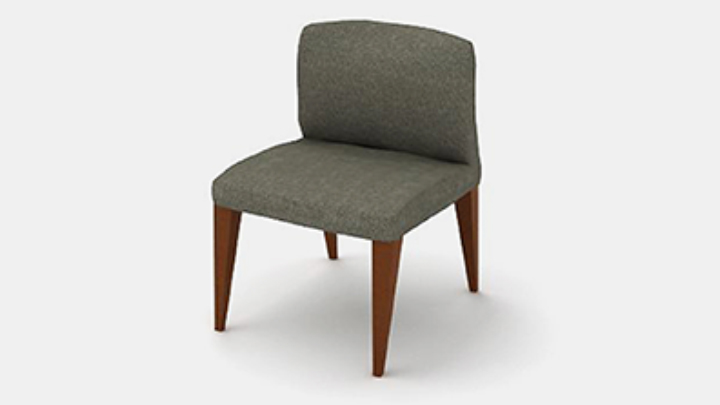 渲染模型_餐椅003