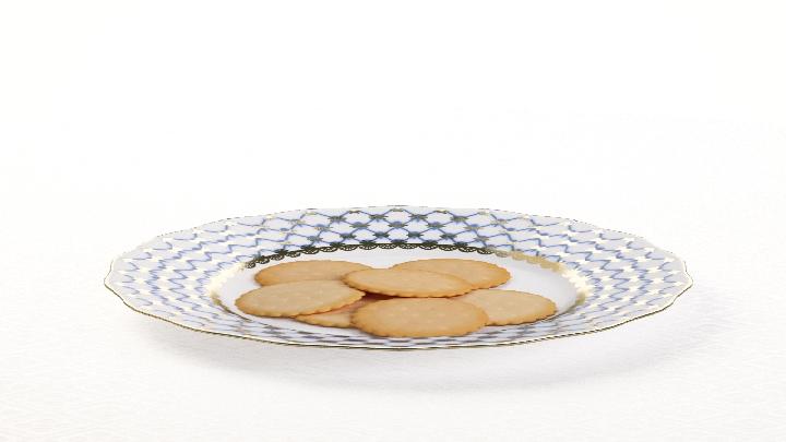 渲染模型_餐盘011