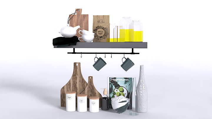 渲染模型_餐饮厨具003