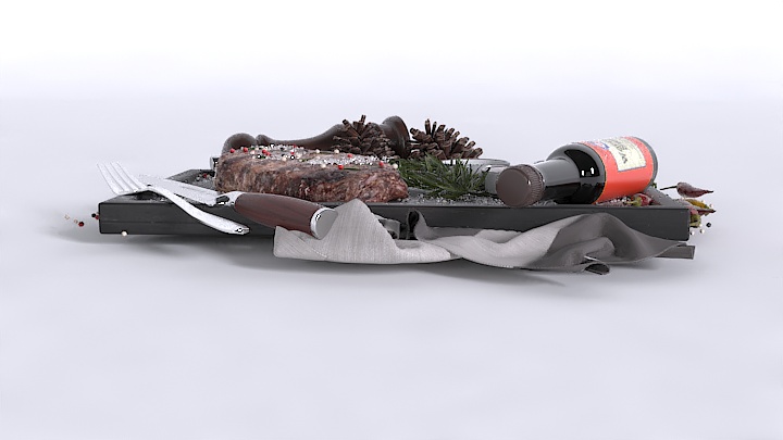 渲染模型_餐饮厨具004