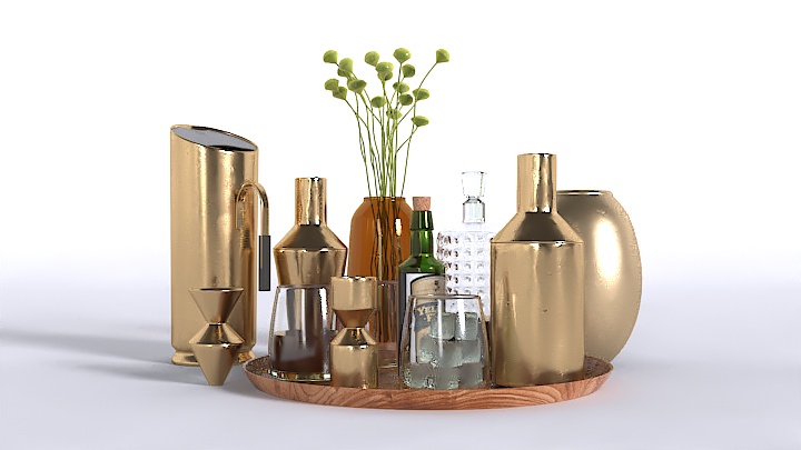 渲染模型_餐饮酒水028