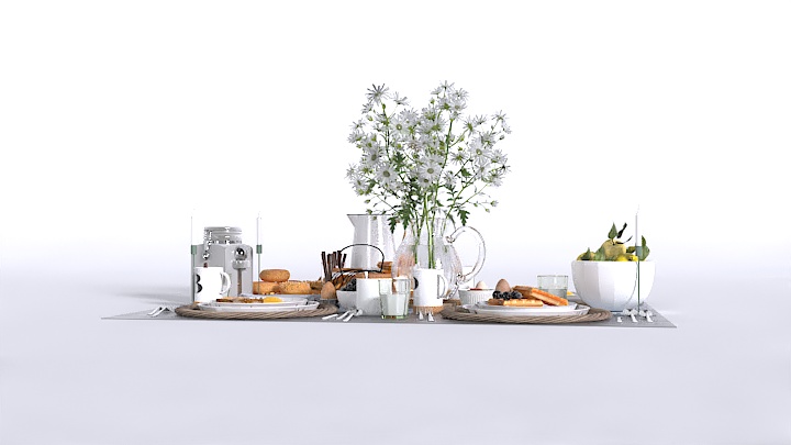 渲染模型_餐饮食品011