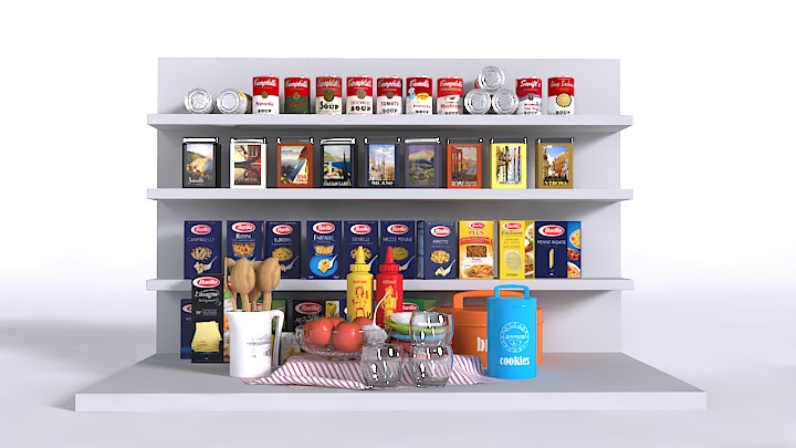 渲染模型_餐饮食品012