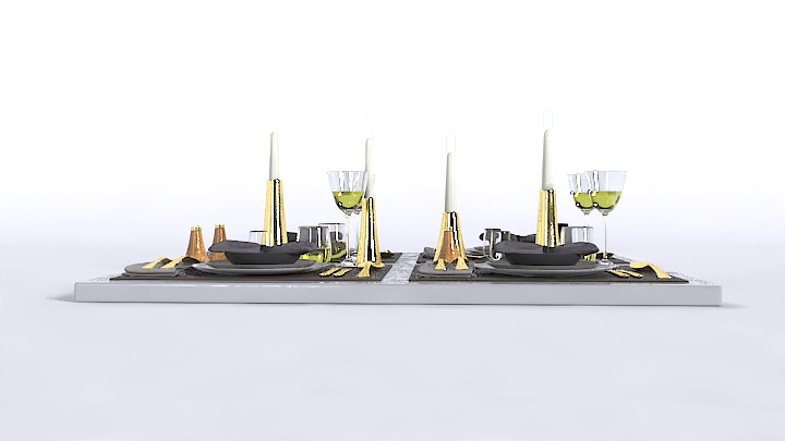 渲染模型_餐饮餐具025