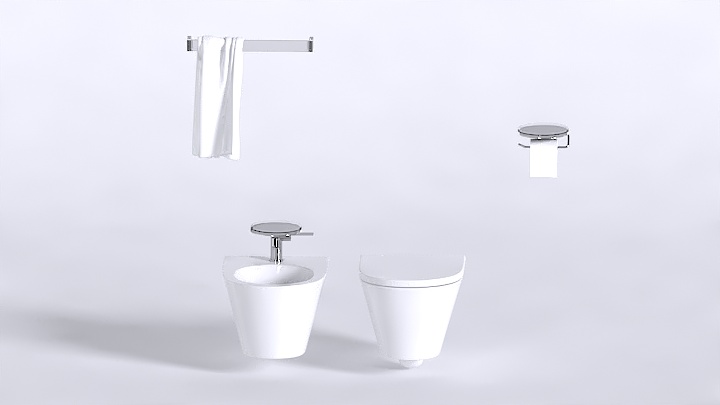 渲染模型_马桶064