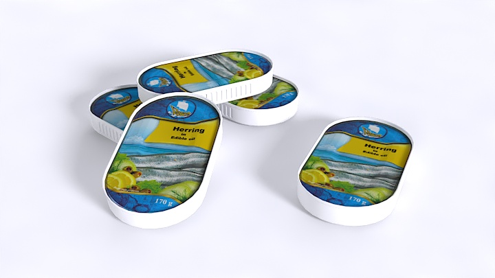 渲染模型_鲱鱼罐头001