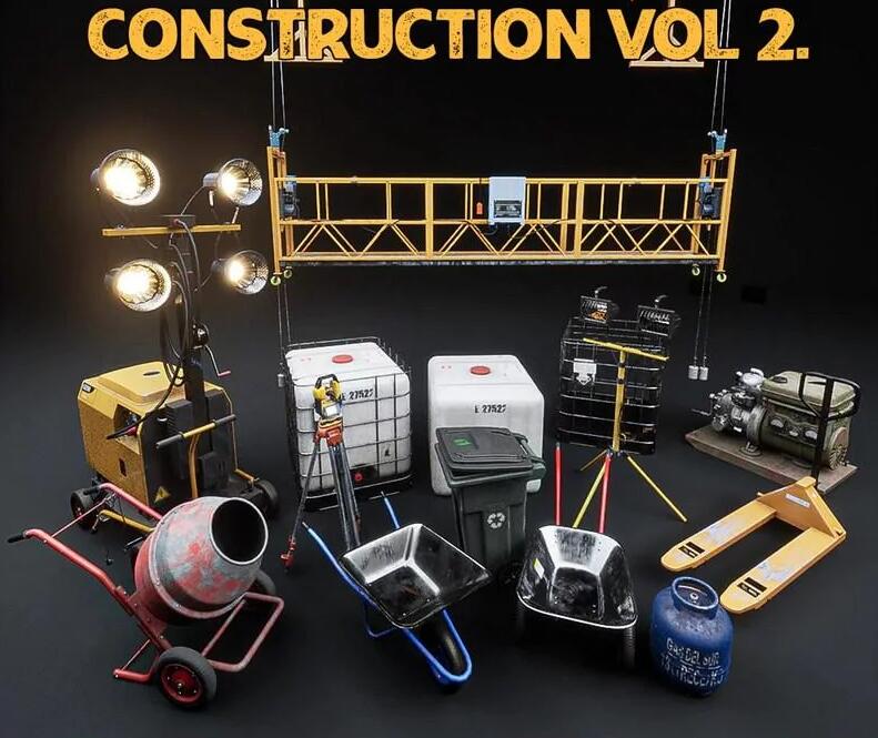 Construction Props – Vol 2建筑工程道具