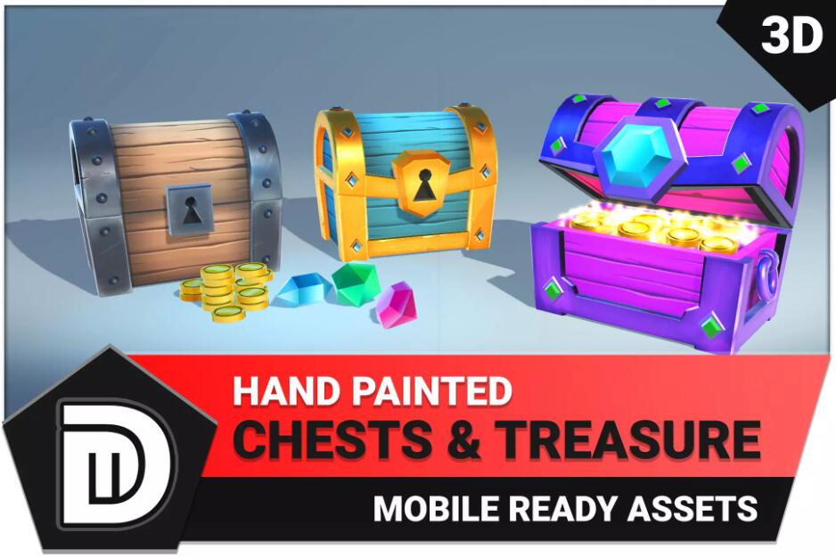 Hand Painted Chests Treasure v1.0宝箱