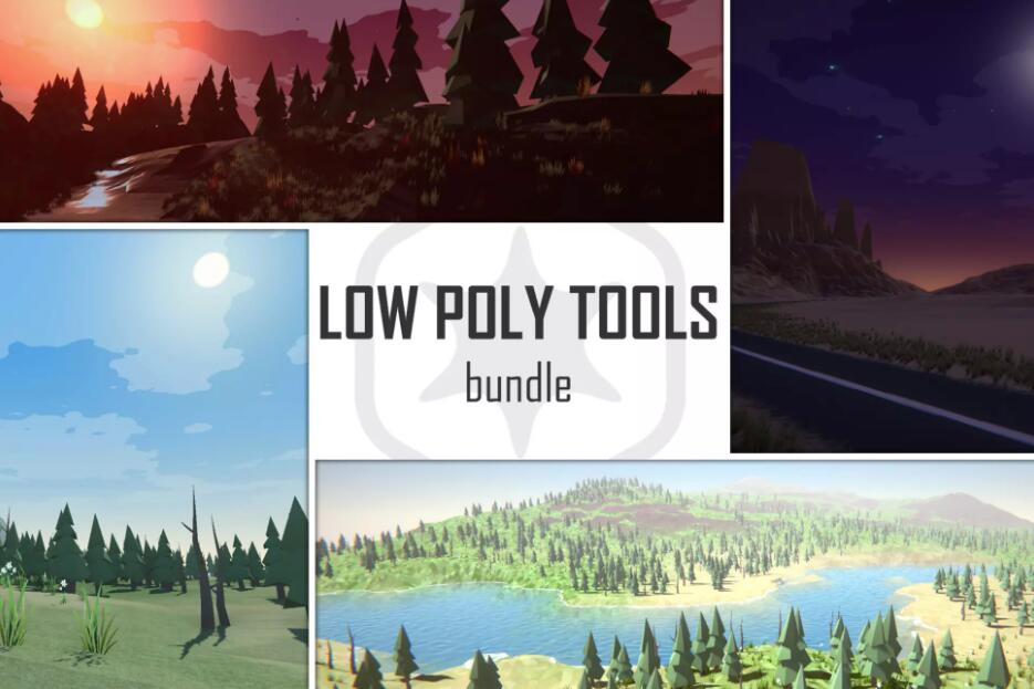 Low Poly Tools Bundle v1.0低模地形