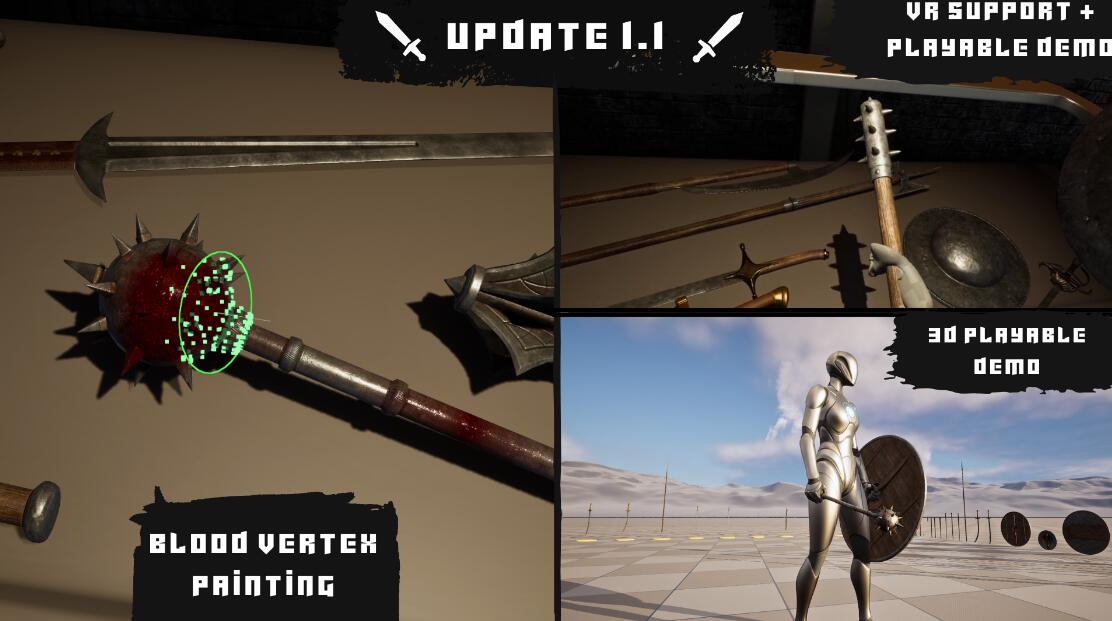 Medieval Weapons Bundle (Weapons, Weapon, Medieval Weapons, Fantasy Weapons) 5.0冷兵器