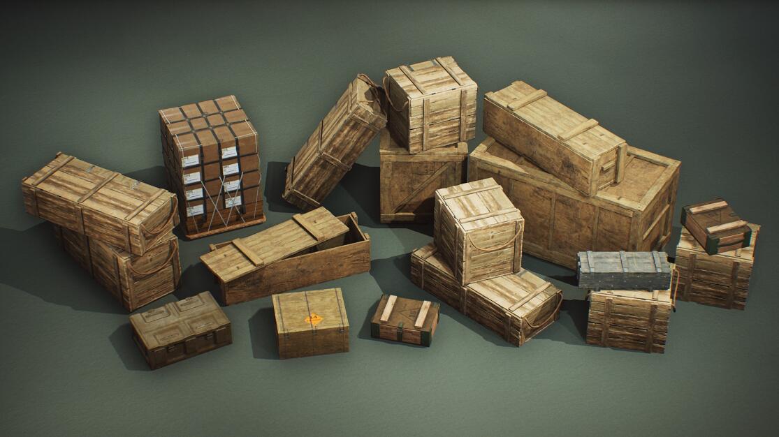 Military Supplies – VOL.6 – Crates箱子