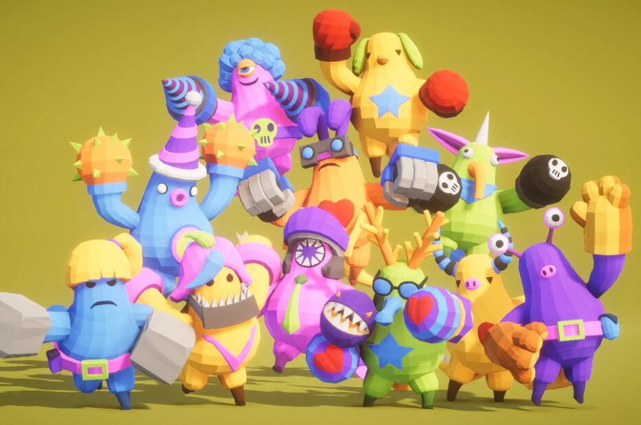 Party Monster Rumble Polyart v1.1卡通怪物