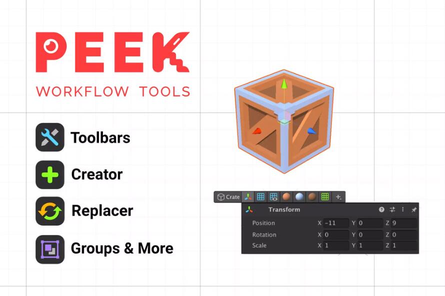 Peek – Editor Toolkit v1.3.2编辑器扩展优化工具