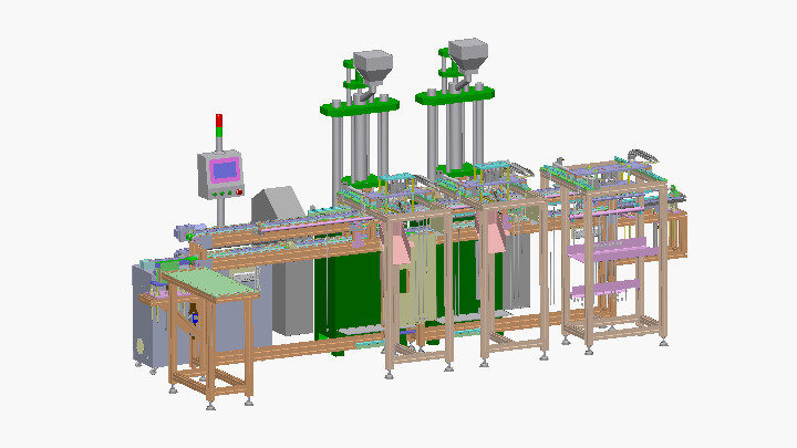 SW_USB数据线材上下料与治具回流线设备002