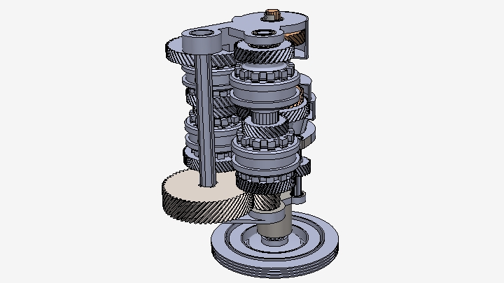 SW_双离合器传动齿轮箱002