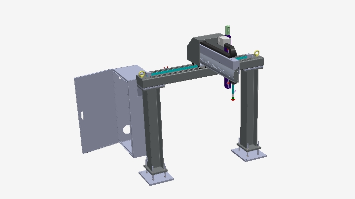 SW_四轴直交机械手002
