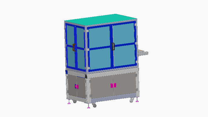 SW_比亚迪新能源电池组装线电芯贴膜设备001