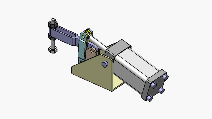 SW_汽车工装夹具091