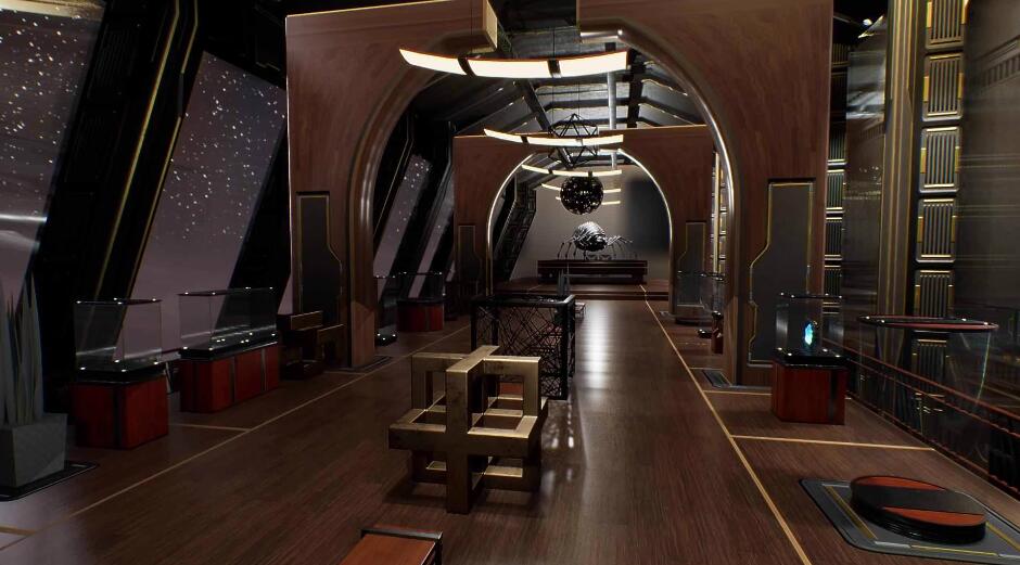 Sci-Fi Museum Asset Pack科幻博物馆场景