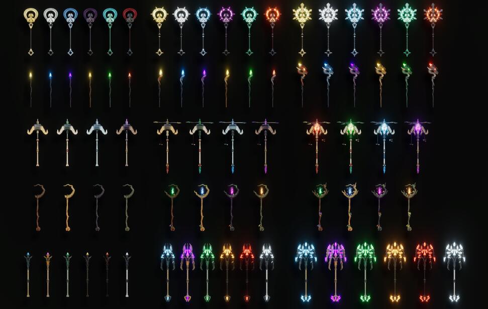 Stylized Staves – RPG Weapons 5.1游戏武器