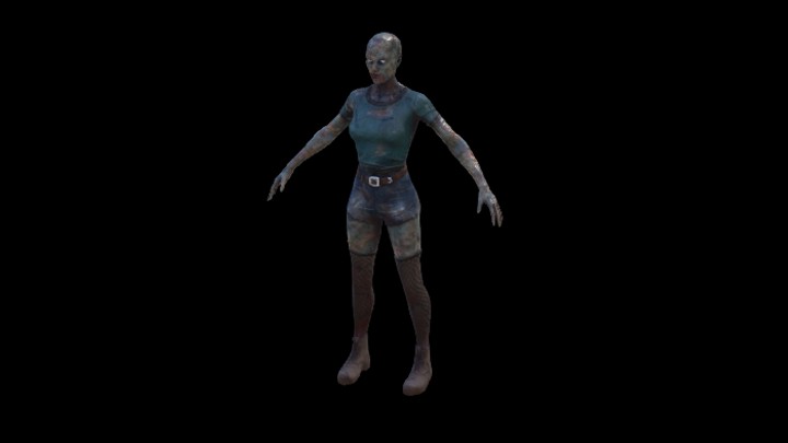 UE项目资源_模型资源_丧尸003