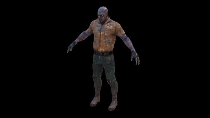 UE项目资源_模型资源_丧尸005