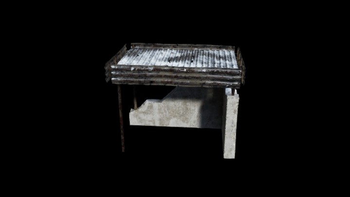 UE项目资源_模型资源_公交站006