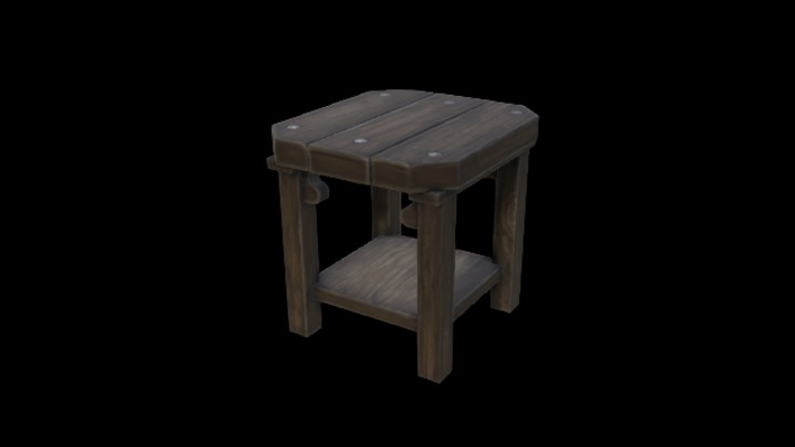 UE项目资源_模型资源_凳子493