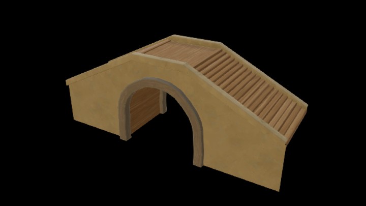 UE项目资源_模型资源_卡通_台阶008