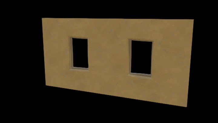 UE项目资源_模型资源_卡通_墙体003