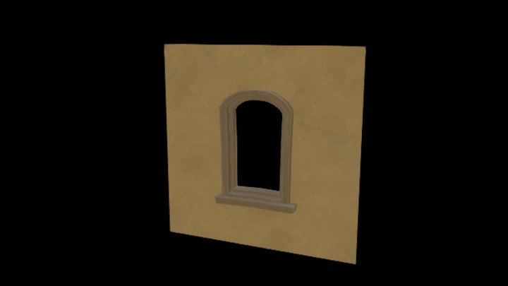 UE项目资源_模型资源_卡通_墙体004