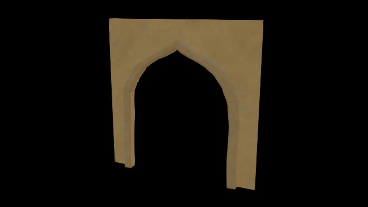 UE项目资源_模型资源_卡通_墙体009