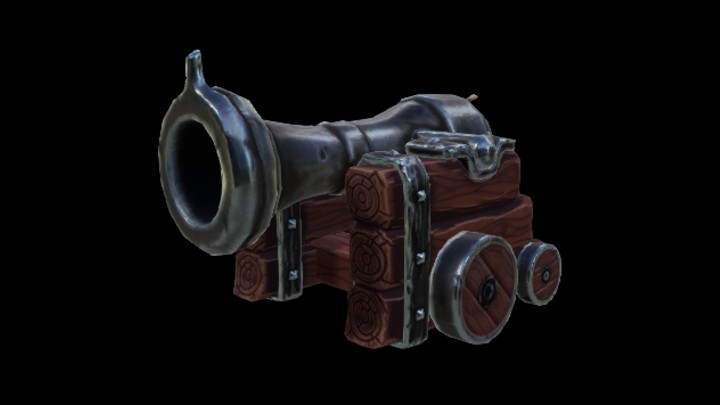 UE项目资源_模型资源_卡通_大炮001