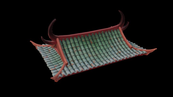 UE项目资源_模型资源_卡通_屋顶006