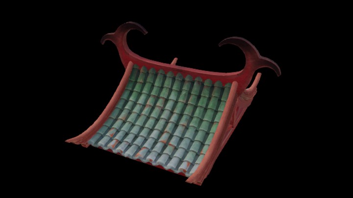 UE项目资源_模型资源_卡通_屋顶007